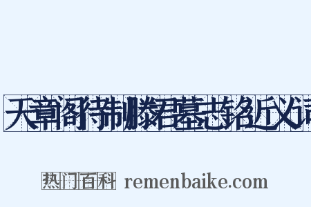 天章阁待制滕君墓志铭近义词是什么意思的图片